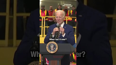 "NAME ME A TIME!!" Joe Biden starts randomly yelling during speech