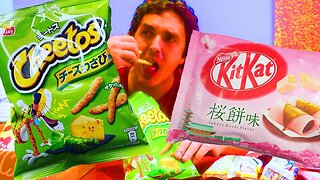 WASABI CHEETOS + SAKURA JAPANESE FOODS FEAST ! | NOMNOMSAMMIEBOY