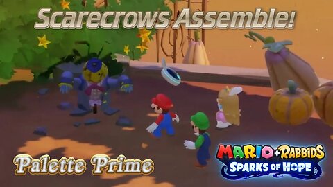 Solving puzzles, assembling scarecrows, and beating up enemies!