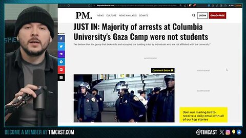 Far Leftists Arrested At Columbia NOT STUDENTS, PAID Leftist Agitators STARTED Riots | Tim Pool