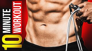 10 Min Home Jump Rope + Ab Workout