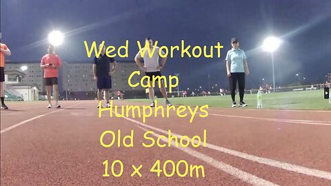 Humphreys Track Workout Nov 2, 2023