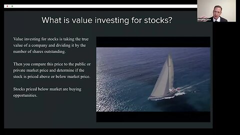 Feb 12 2023 - Benjamin Z Miller Investor Networking Group - Value Investing