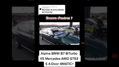 BMW Alpina Vs Mercedes GTS