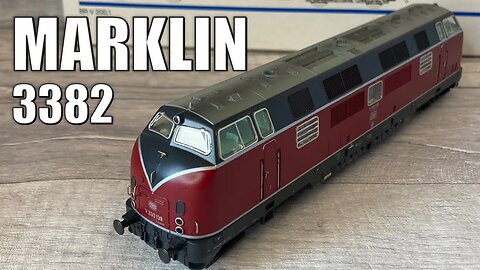MARKLIN 3382 - German DB Diesel Locomotive BR V200.1 - Unboxing, Review & Repair | HO Scale