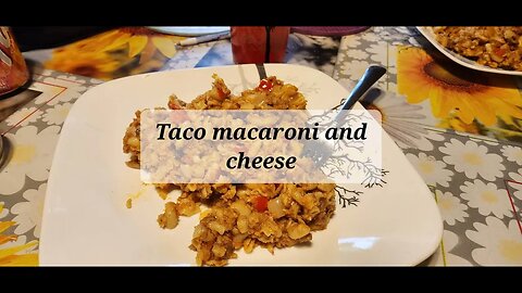 Really taco Tuesday with taco macaroni and cheese oh yes please #threeriverschallenge #macandcheese