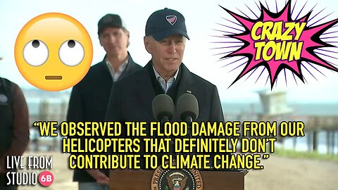 Joe Biden & Gavin Newsom Lecture Us on Climate Change After Helicopter Ride (Crazy Town)