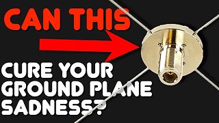 What If You Don't Have A Good Ground Plane? Do Ground Plane Kits Work? Use A Mobile Antenna At Home!