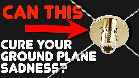 What If You Don't Have A Good Ground Plane? Do Ground Plane Kits Work? Use A Mobile Antenna At Home!