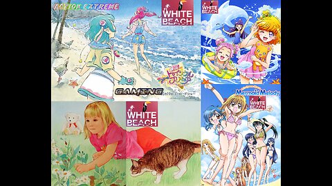 Magical Girls Mix Summer Beach Slideshow AMV - White Beach