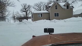 Snow plowing in Minnesota.
