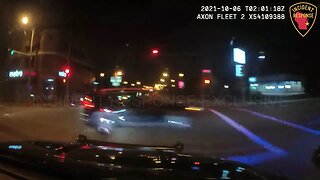 Dash Cam: Milwaukee Police Narrowly Miss Collision During Pursuit