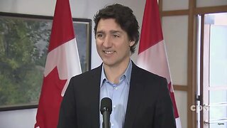 Trudeau speaks on orders to have "U.F.O" over Yukon shot down.