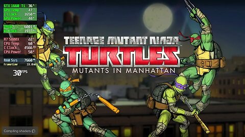 RPCS3 | Teenage Mutant Ninja Turtles: Mutants in Manhattan | 5800X | GTX 1660 Ti | 4K | 2023