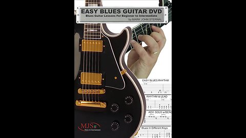 EASY BLUES GUITAR episode 14 PRACTICE 1 Finger Song slow med fast