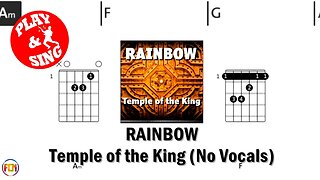 RAINBOW Temple of the King FCN GUITAR CHORDS & LYRICS NO VOCALS