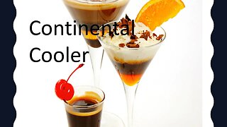 How to Make The Perfect Continental Cooler - A Simple and Delicious Summer Cocktail #shorts #coffee