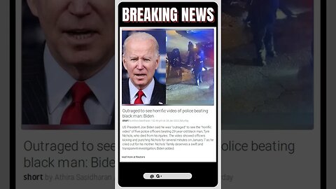 Latest Reports | Joe Biden Fights for Justice as Tragedy of Tyre Nichols Unfolds | #shorts #news