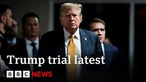 Deliberations under way inDonald Trump hush-moneytrial | BBC News