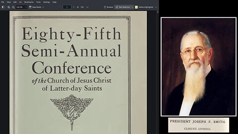 Joseph F. Smith | Closing Remarks | Finding Peace in the World | 85th SemiAnnual General Conference