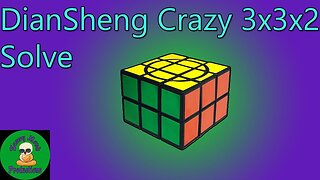 DianSheng Crazy 3x3x2 Solve