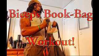 How To Build Your Biceps With A Book-Bag! (DO THIS) #biceps #bookbag