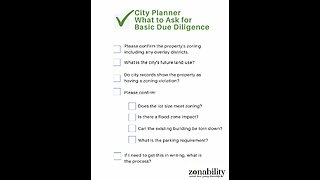 What to Ask a City Planner