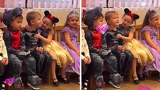 Little Girl Loves This Kid's Batman Outfit
