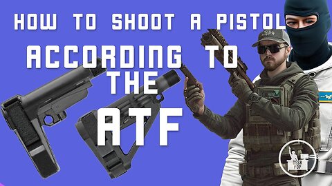 How Shoot a Pistol According to the ATF | I Guess We're Felons?