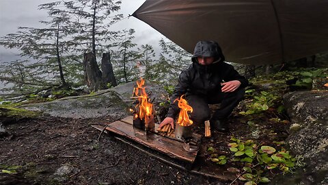 Winter Boat Trip To A Remote Island In A Storm - New Camp Stoves - Outdoor Cook