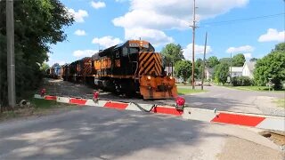 Wheeling & Lake Erie Mixed Freight Train from Lodi, Ohio July 16, 2022