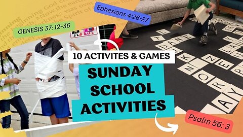 Top 10 Sunday School Group Activities That Kids Will Love! | Fun, Interactive & Engaging Faith Games