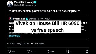 Vivek on HR 6090 and First Amendment