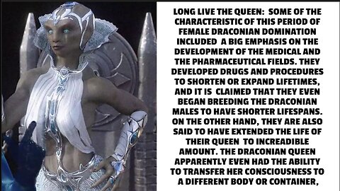LONG LIVE THE QUEEN: SOME OF THE CHARACTERISTIC OF THIS PERIOD OF FEMALE DRACONIAN