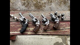 22 revolver range time! 3 generations of Charter Arms and a Ruger SP101