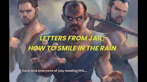 Andrew Tate Letters From Jail; How To Smile In The Rain