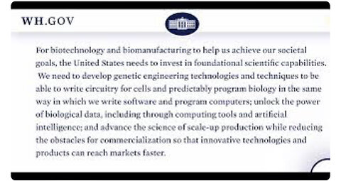 WH | circuitry 4 cells & program biology the same way in which we write software & program computers
