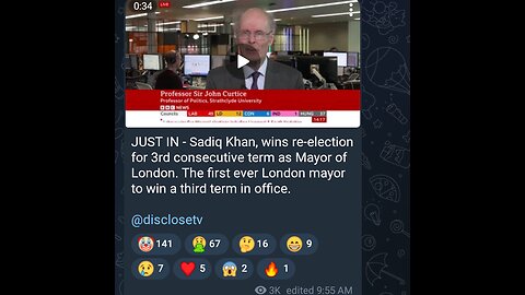News Shorts: Sadiq Khan Wins Third Mayoral Term