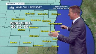Wind Chill Advisory goes into effect Monday night