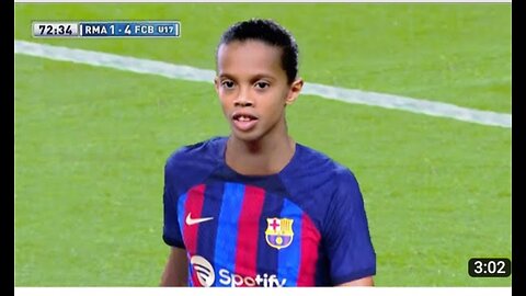 You can't believe how good Ronaldinho Junior has become