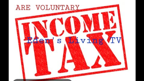 Ex IRS Agent Sherry Jackson ~ INCOME TAX IS VOLUNTARY ~ Eden's Living TV