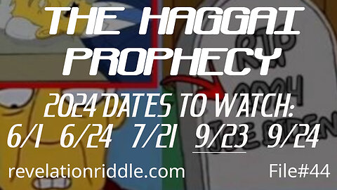 THE HAGGAI PROPHECY: Dates to Watch in 2024! END TIMES | STONE JUDGMENT | TRUMP