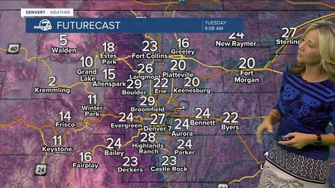 Tracking a rain, snow mix mid week