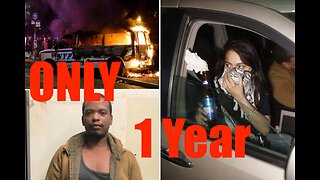 Leftist Terrorist gets 1 Year for Firebombing NYC Police Vehicle -- time to MOVE from Blue Cities