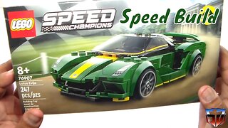 Speed Build Lego 76907 Lotus Evija