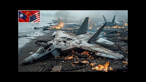 XI JINPING HAS LOST THIS WAR! A squadron of Chinese J-20 fighter jets shot down by US-Taiwan F-16s!