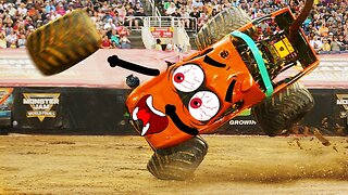 Crazy Monster Truck Freestyle Moments #2 Monster Jam highlight Craziest Crashes 2020
