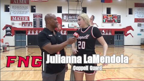 Coppell G Julianna LaMendola after the Cowgirls 41-38 OT Bi District Playoff Win Over Allen