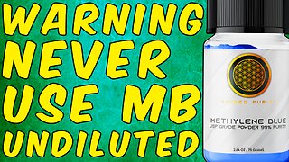 WARNING Never Use Methylene Blue UNDILUTED!
