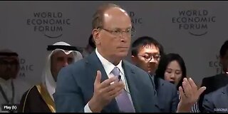 BlackRock Ceo talks about depopulation and substituting humans for machines